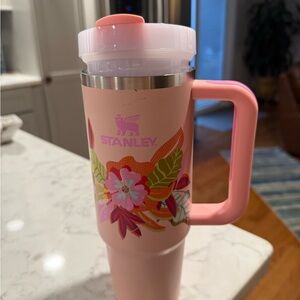 Stanley Pink Floral Insulated Mug